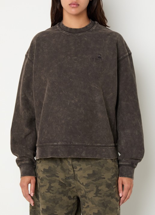 Carhartt WIP Lambert sweater met verwassen effect
