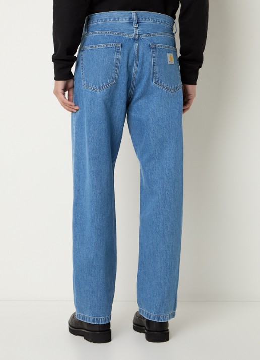 Carhartt WIP Landon loose fit jeans met medium wassing - achterkant indigo