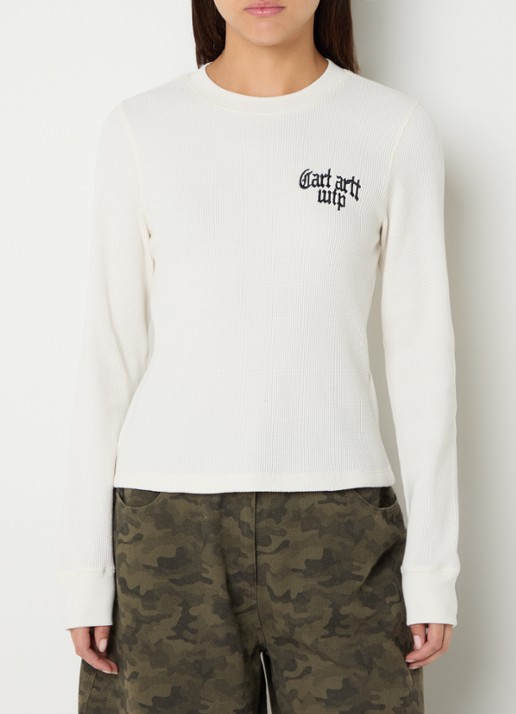 Carhartt WIP Longsleeve met logoprint