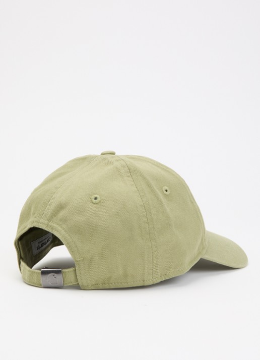 Carhartt WIP Madison pet met logo  - detail groen