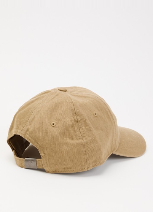 Carhartt WIP Madison pet met logoborduring - detail 2 olijfgroen