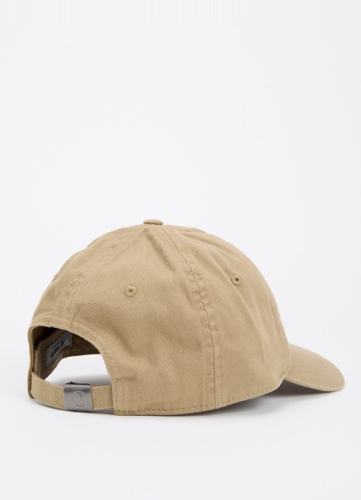 Carhartt WIP Madison pet met logoborduring  - detail 2 khaki