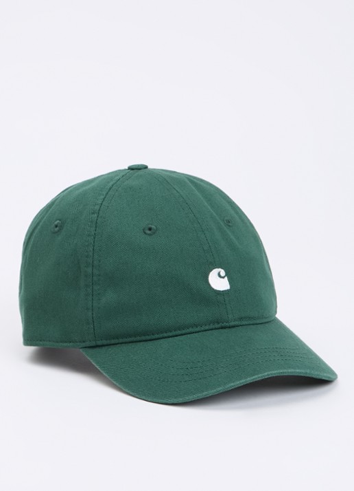 Carhartt WIP Madison pet met logoborduring  - voorkant 2 groen
