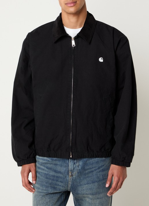 Carhartt WIP Madison Ripstop softshell jas met detail van corduroy