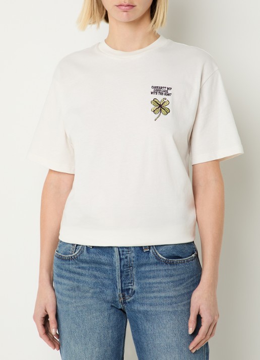 Carhartt WIP Marsala T-shirt met logoborduring