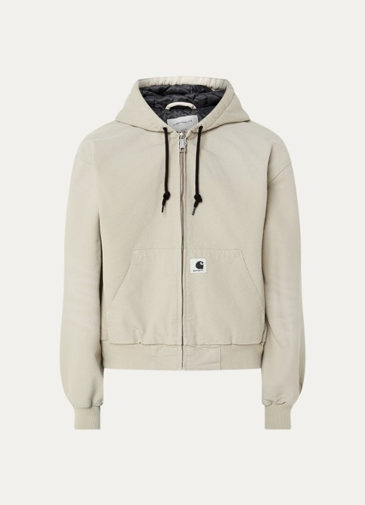 Carhartt WIP OG Active jack met steekzakken - voorkant gebroken wit