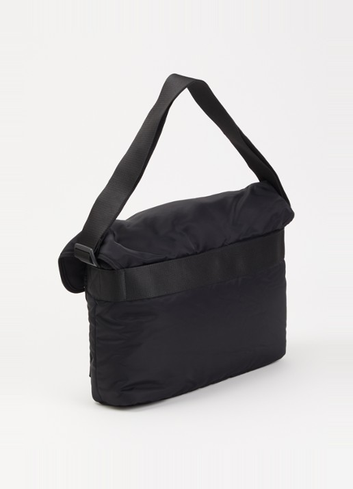 Carhartt WIP Otis crossbodytas met logo en verstelbare schouderriem - achterkant zwart