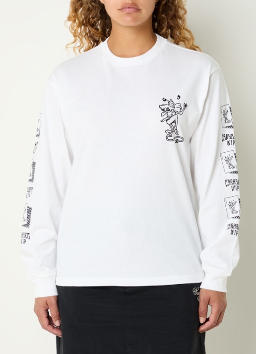 Carhartt WIP Playing Cards longsleeve met print