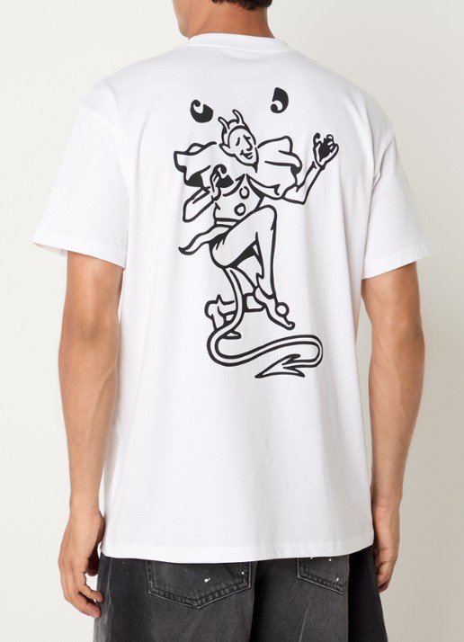 Carhartt WIP Playing Cards T-shirt met logo- en backprint