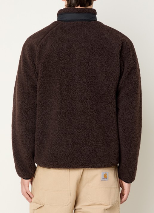 Carhartt WIP Prentis jack van teddy - achterkant 2 donkerbruin