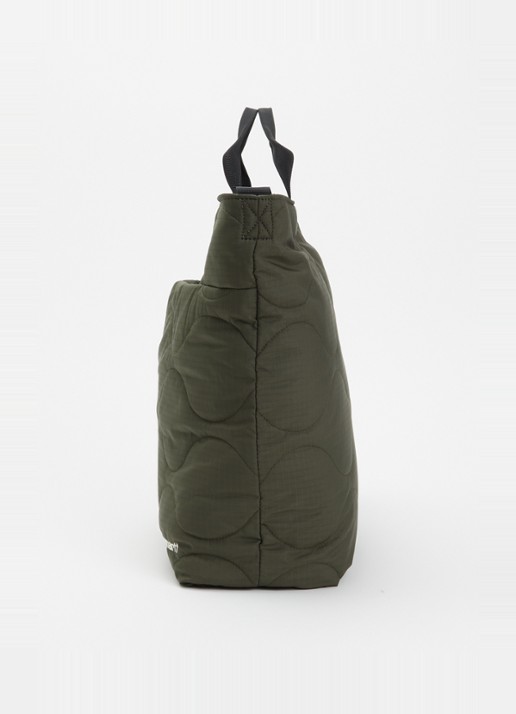 Carhartt WIP Skye shopper met logo en doorgestikte details - detail 2 legergroen
