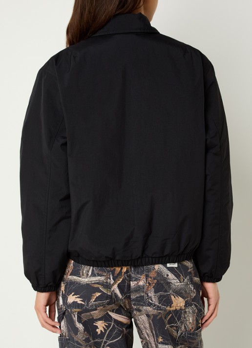Carhartt WIP Stanwood gewatteerde jack met steekzakken - achterkant 2 zwart
