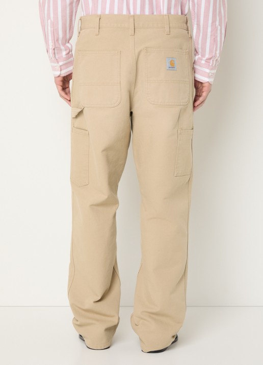 Carhartt WIP Straight leg jeans met steekzakken - achterkant 3 beige
