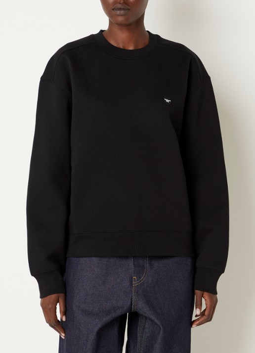 Carhartt WIP Sweater met logo - detail zwart