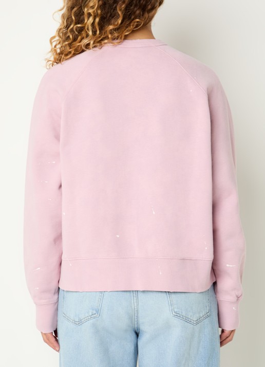 Carhartt WIP Sweater met logoprint - achterkant 3 roze