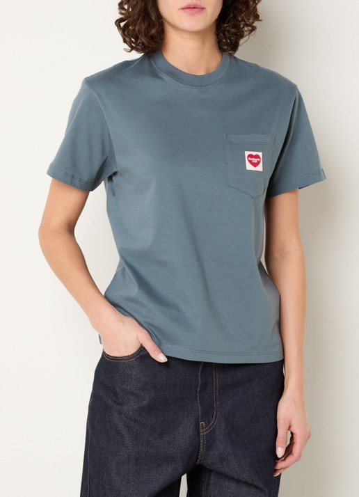 Carhartt WIP T-shirt met borstzak en logo