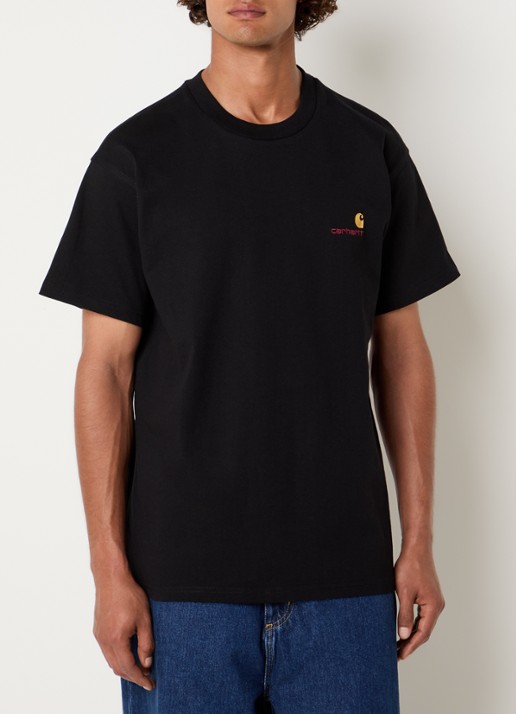 Carhartt WIP T-shirt van  katoen met logoborduring