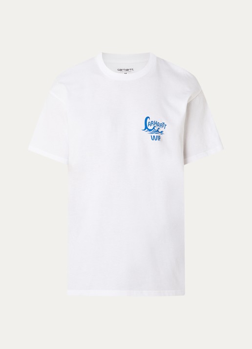 Carhartt WIP Waves T-shirt met logo- en backprint
