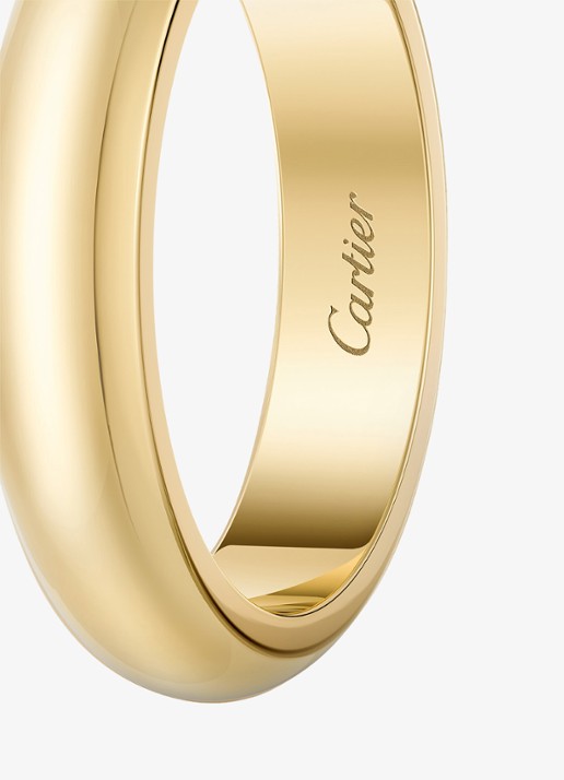 Cartier 1895 trouwring, van 18 karaat geelgoud CRB4031300 - achterkant 2 geelgoud
