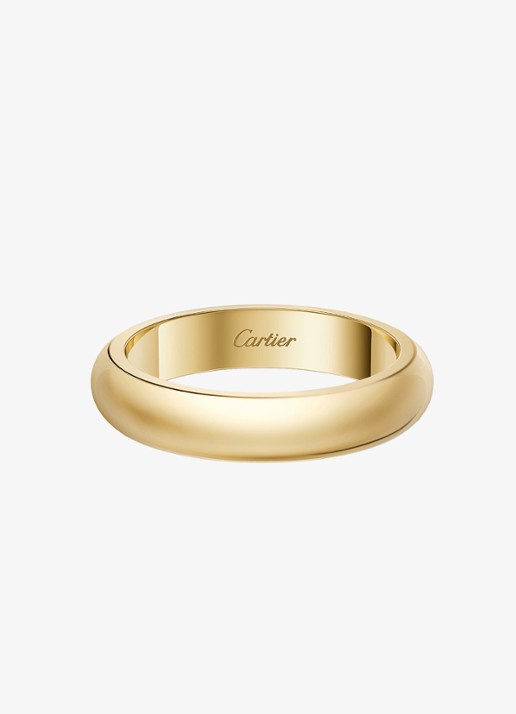 Cartier 1895 trouwring, van 18 karaat geelgoud CRB4031300 - voorkant 5 geelgoud