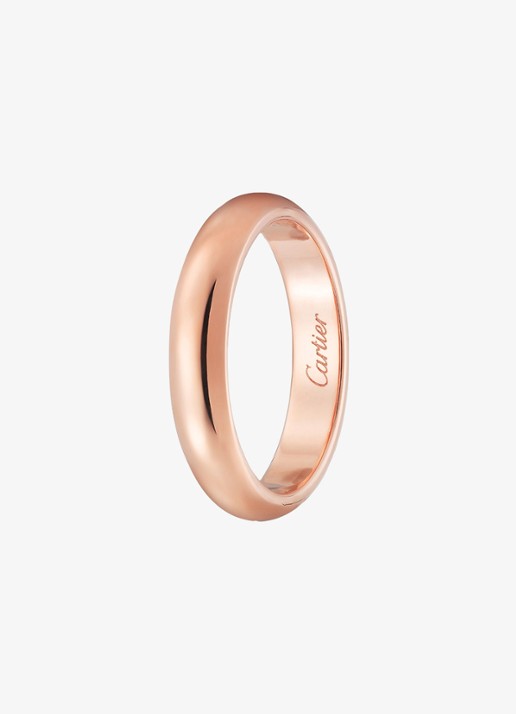 Cartier 1895 trouwring van 18 karaat roségoud CRB40966 - detail 4 roségoud