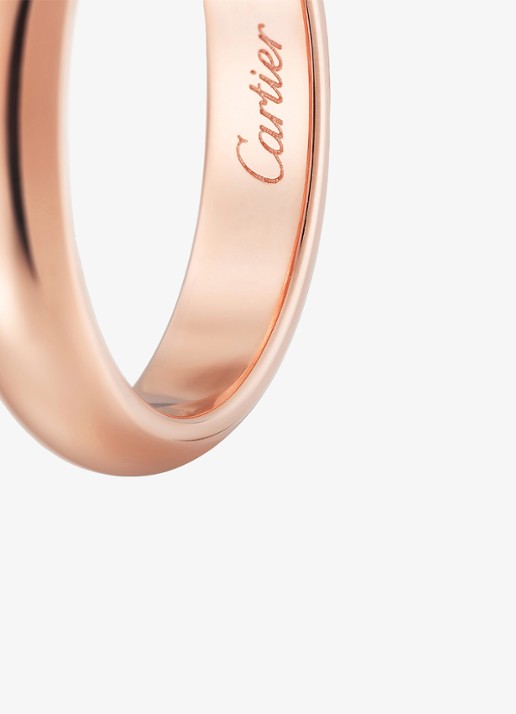 Cartier 1895 trouwring van 18 karaat roségoud CRB40966 - detail 5 roségoud