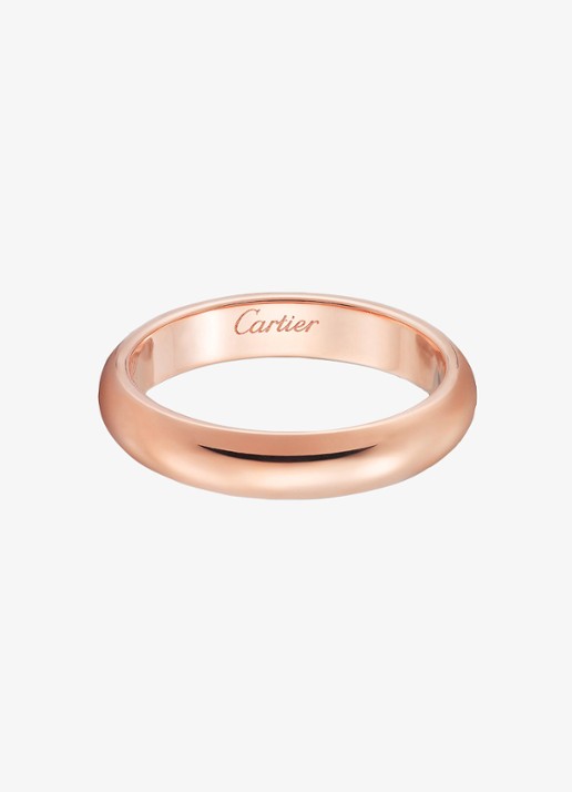 Cartier 1895 trouwring van 18 karaat roségoud CRB40966 - voorkant 2 roségoud