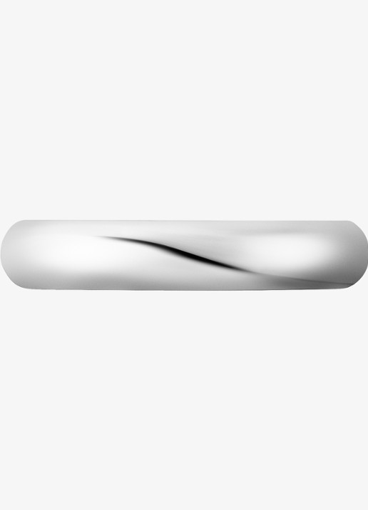 Cartier 1895 trouwring, van 18 karaat witgoud CRB4036800 - detail 6 witgoud