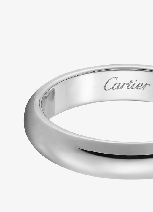 Cartier 1895 trouwring van platina CRB4036700 - detail 2 zilver