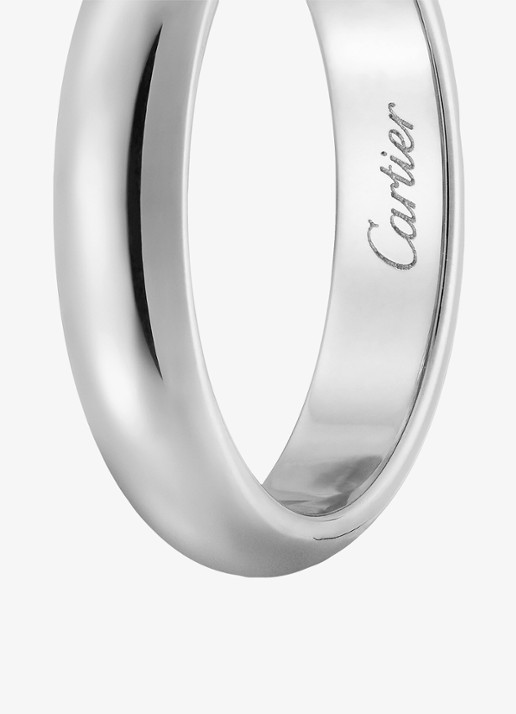 Cartier 1895 trouwring van platina CRB4036700 - detail 3 zilver