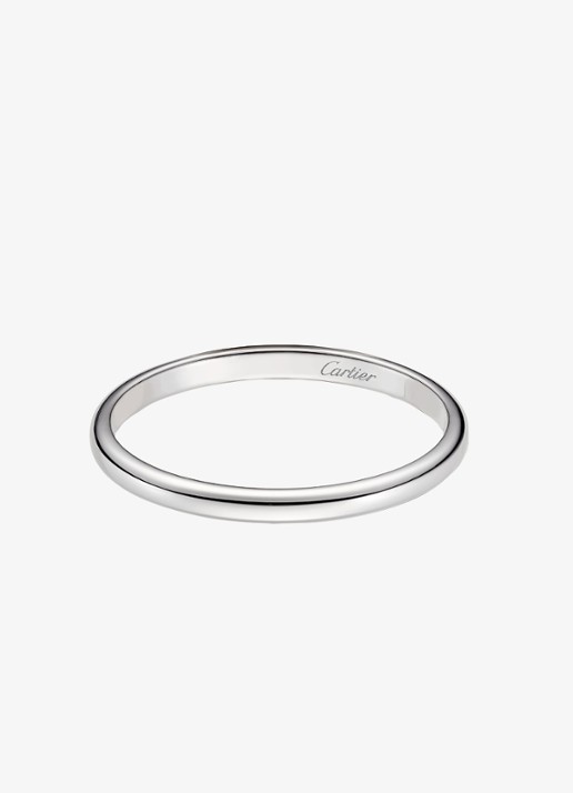 Cartier 1895 trouwring van platina CRB40780