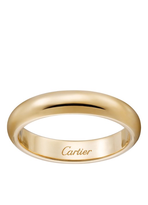 Cartier 1895 Wedding band ring van geelgoud CRB40312 - voorkant geelgoud