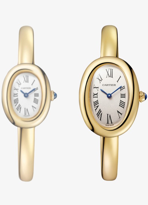 Cartier Baignoire horloge van 18 karaat geelgoud, maat 15 CRWGBA0024 - detail geelgoud