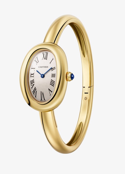 Cartier Baignoire small horloge van 18 karaat geelgoud, maat 16 CRWGBA0025 - voorkant 2 geelgoud