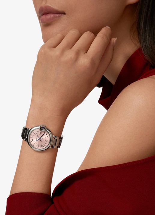 Cartier Ballon Bleu de Cartier horloge CRWSBB0068 - voorkant 2 zilver