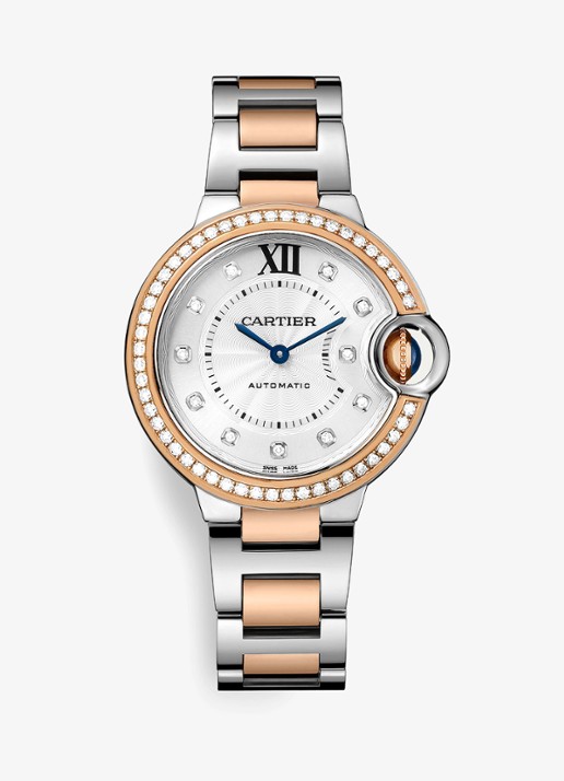 Cartier Ballon Bleu de Cartier watch - voorkant 7 roségoud