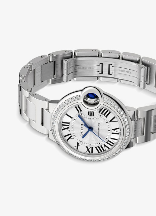 Cartier Ballon Bleu de Cartier watch - detail 4 zilver