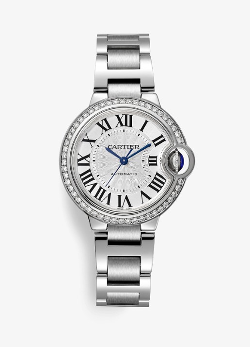 Cartier Ballon Bleu de Cartier watch - voorkant 6 zilver