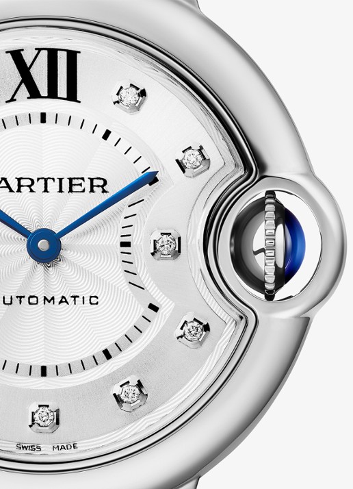Cartier Ballon Bleu de Cartier watch - detail 2 zilver