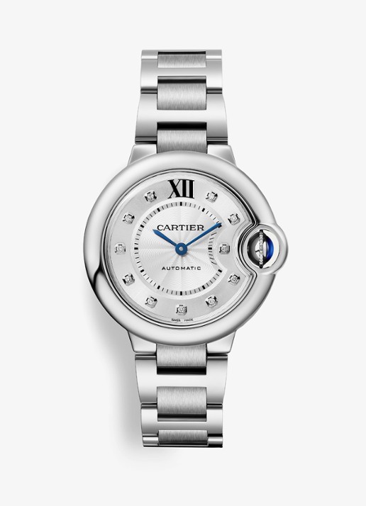 Cartier Ballon Bleu de Cartier watch - voorkant 6 zilver