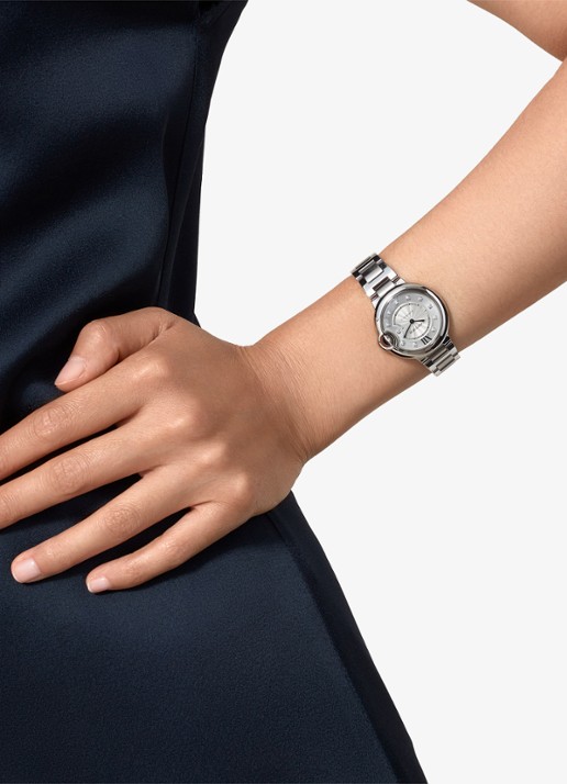 Cartier Ballon Bleu de Cartier watch - voorkant 7 zilver