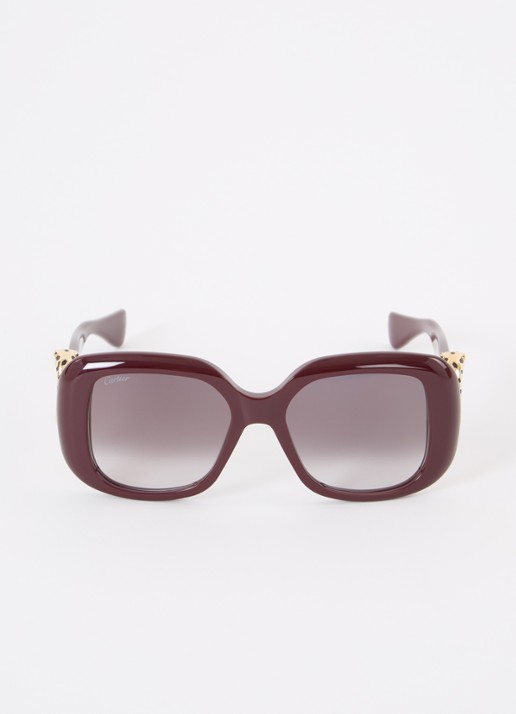 Cartier Butterfly zonnebril CT0471S - detail aubergine