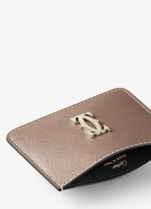 Cartier C de Cartier pasjeshouder van kalfsleer CRL3002496 - detail 3 beige