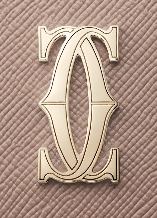 Cartier C de Cartier pasjeshouder van kalfsleer CRL3002496 - detail 4 beige