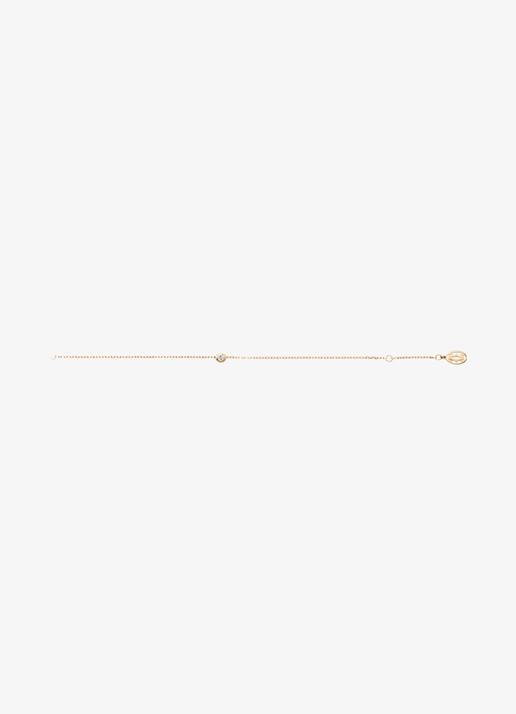 Cartier Cartier d'Amour armband, middel model van 18 karaat geelgoud met 0.13 ct met diamant CRB6062917 - achterkant 8 geelgoud