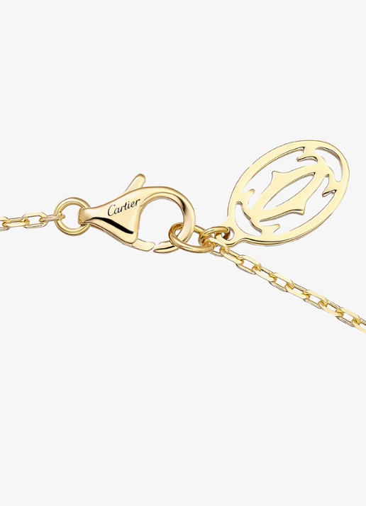 Cartier Cartier d'Amour ketting, groot model van 18 karaat geelgoud met 0.18 ct diamant CRB7215500 - detail 3 geelgoud