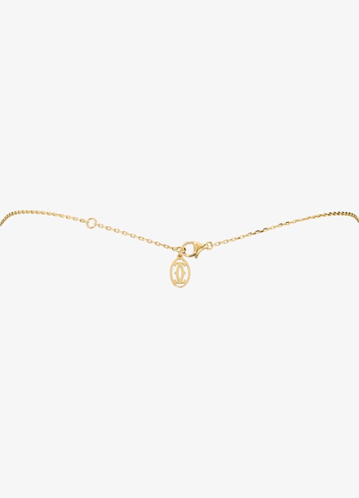 Cartier Cartier d'Amour ketting, groot model van 18 karaat geelgoud met 0.18 ct diamant CRB7215500 - detail 4 geelgoud