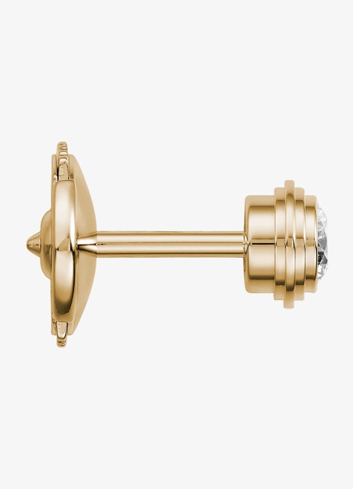 Cartier Cartier d'Amour oorstekers, middel model van 18 karaat geelgoud met 0.26 ct diamant DCRB8041600 - detail 4 geelgoud