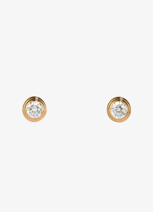 Cartier Cartier d'Amour oorstekers, middel model van 18 karaat geelgoud met 0.26 ct diamant DCRB8041600