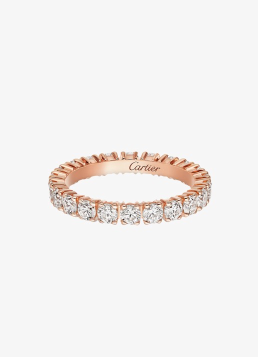 Cartier Cartier Destinée trouwring, van 18 karaat roségoud met 1.34 ct diamant CRN4722700